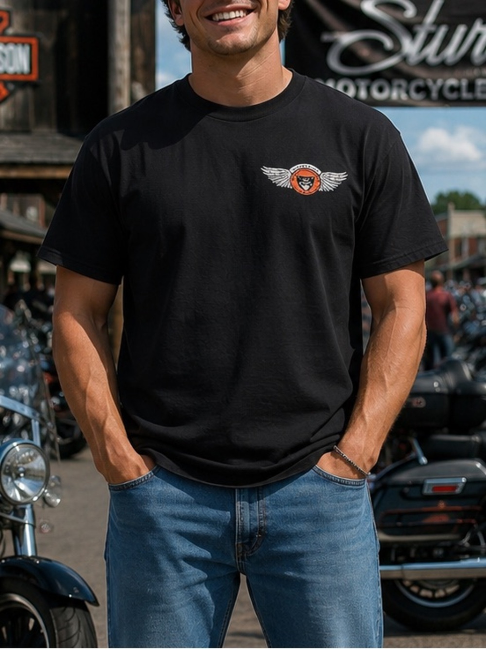Harley-Davidson Black Short Sleeve Tee XL NWOT
